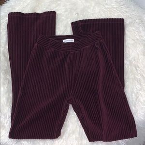 urban outfitters velvet flares